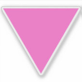 The Pink Triangle - LGBT Gay Pride シール (正面)