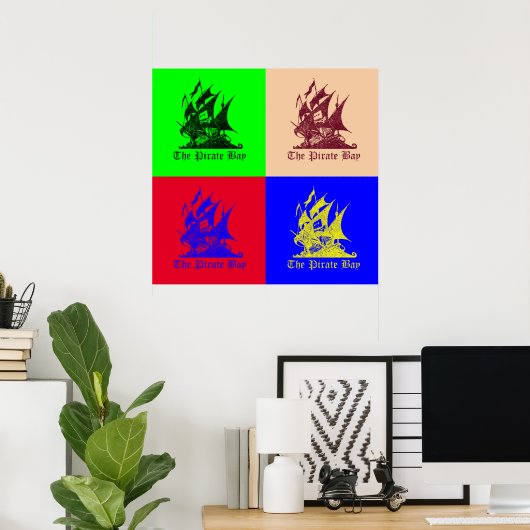 The Pirate Bay ポスター (ホームオフィス)