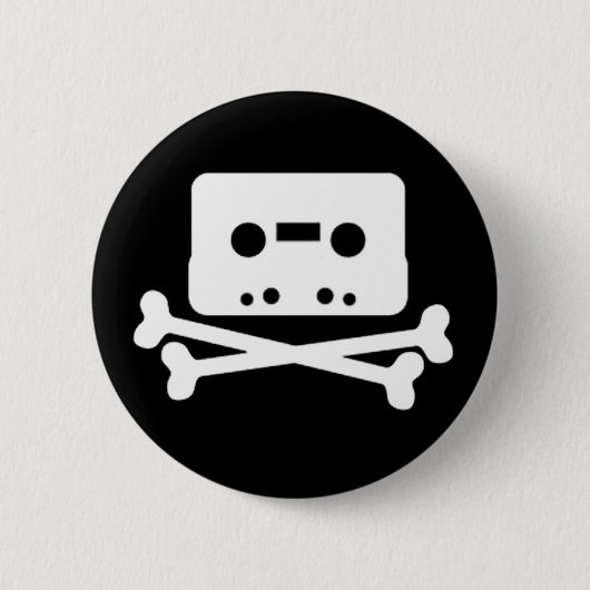 The pirate bay Button 缶バッジ (正面)