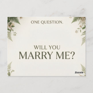 The Place Where Forever Begins Romantic Proposal ポストカード