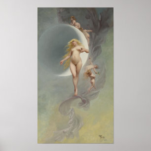 The Planet Venus by Luis Ricardo Falero ポスター