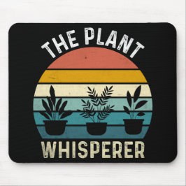 The Plant Whisperer Funny マウスパッド