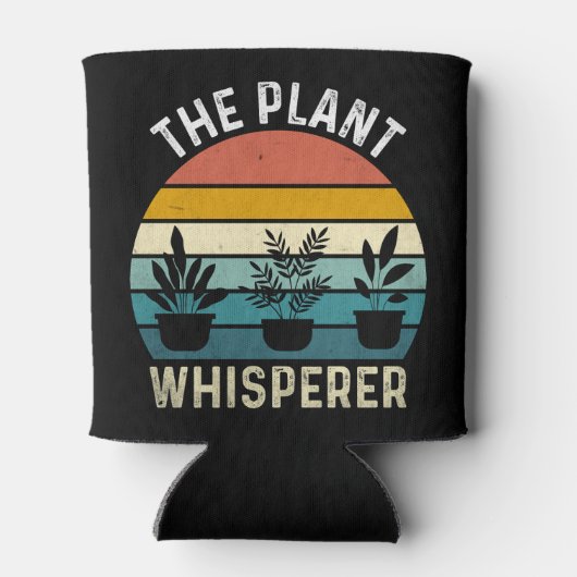 The Plant Whisperer Funny 缶クーラー (裏面)