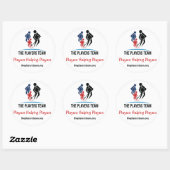 The Players Team Large Round Stickers ラウンドシール (シート)