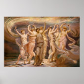 The Pleades by Elihu Vedder, 1885 ポスター (正面)