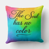 'The Poetic Quote Collection' Throw Pillow クッション (裏面)