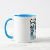 The Poetic Swan Rider Mug マグカップ (左)