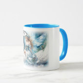 The Poetic Swan Rider Mug マグカップ (正面右)