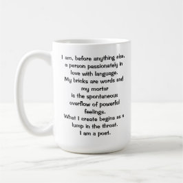 The Poet's Creed Mug コーヒーマグカップ