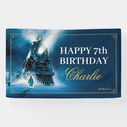 The Polar Express Pajama Slumber Party Banner 横断幕 (横)