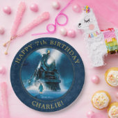 The Polar Express Pajama Slumber Party Paper Plate ペーパープレート (パーティー)