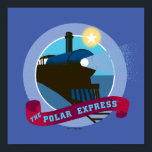 The Polar Express | Vintage Train Badge ポスター<br><div class="desc">Vintage style badge for The Polar Express train.</div>