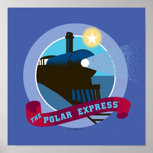 The Polar Express | Vintage Train Badge ポスター (正面)