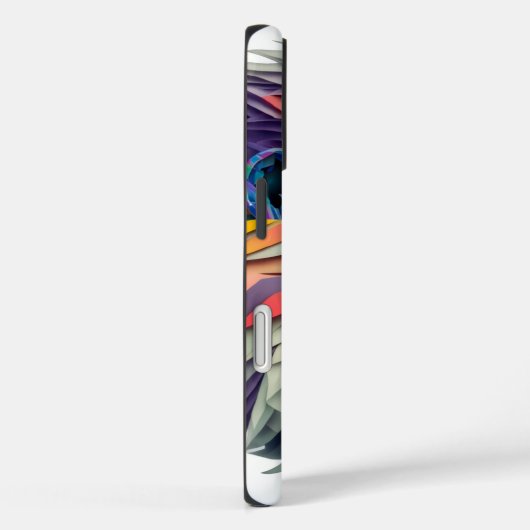 The Polychrome Lion: Where Art Meets Majesty Case-Mate iPhoneケース (裏面 / 右)