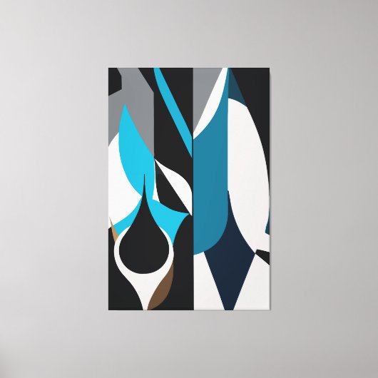 The Polygonal Abstract キャンバスプリント (正面)