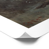 The pond at Ville d'Avray, 1868 (キャンバス上の油) ポスター (角)