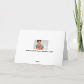 The Pool Boy Greetings Card カード (裏面)