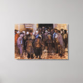 The Poor and Money by Vincent vanゴッホ キャンバスプリント (正面)