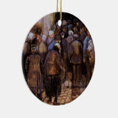 The Poor and Money by Vincent vanゴッホ セラミックオーナメント (右)