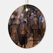 The Poor and Money by Vincent vanゴッホ セラミックオーナメント (左)