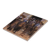 The Poor and Money by Vincent vanゴッホ タイル (側面)