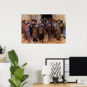 The Poor and Money by Vincent vanゴッホ ポスター (ホームオフィス)