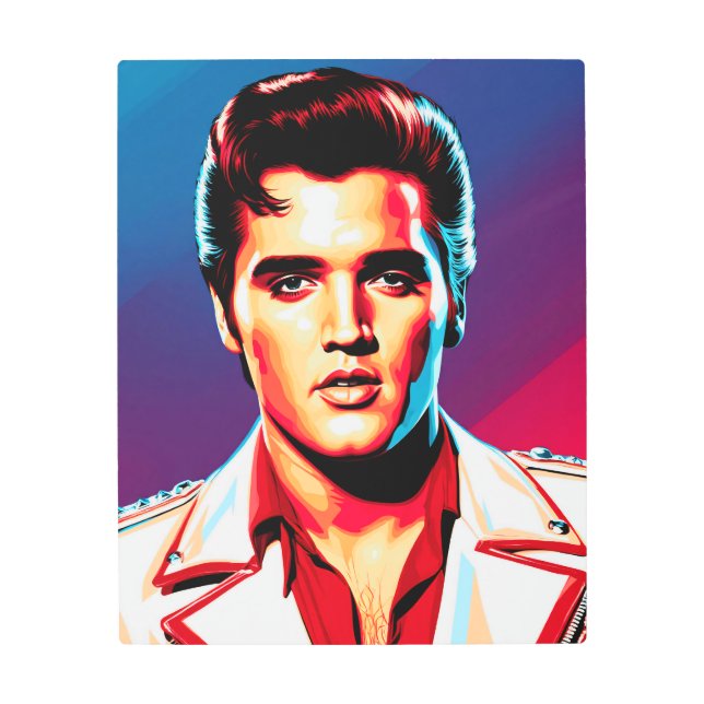 The Pop Art King of Rock メタルプリント (正面)