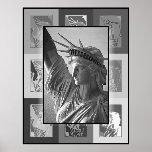 The Pop Art Lady Liberty ポスター (正面)