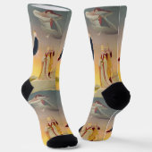 The Pope of Rome, Virgin Mary and Jesus ソックス (傾斜あり)