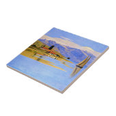The Port of Pully, fine art, タイル (側面)