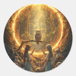 The Portal Between Trees ラウンドシール