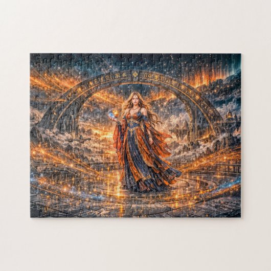 The Portal Mistress – Epic Fantasy Puzzle ジグソーパズル (横)