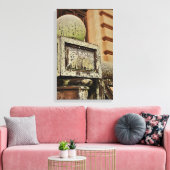 "The Post"アンティークブラウン – フォトアート – キャンバスプリント (インサイチュ (リビング))