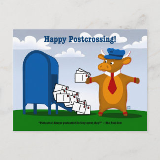 The Postcrossing Post Cow Postcards シーズンポストカード