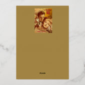 The Postman & Cora Smith 箔シーズンカード (裏面)