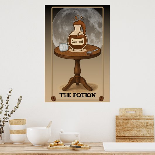 The Potion Tarot Card Poster ポスター (キッチン)