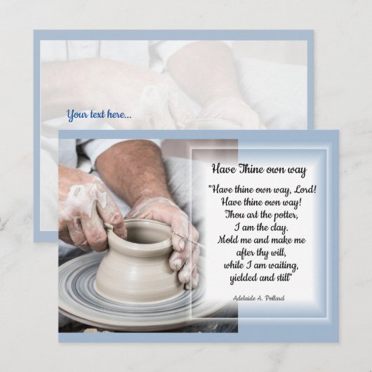 The Potter at workカード ポストカード (正面/裏面)