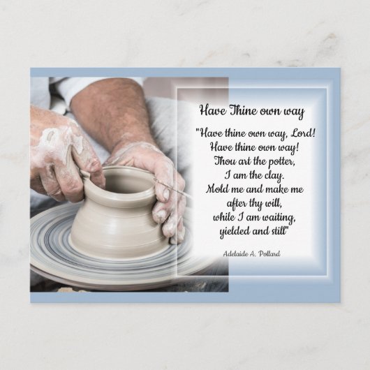 The Potter at workカード ポストカード (正面)