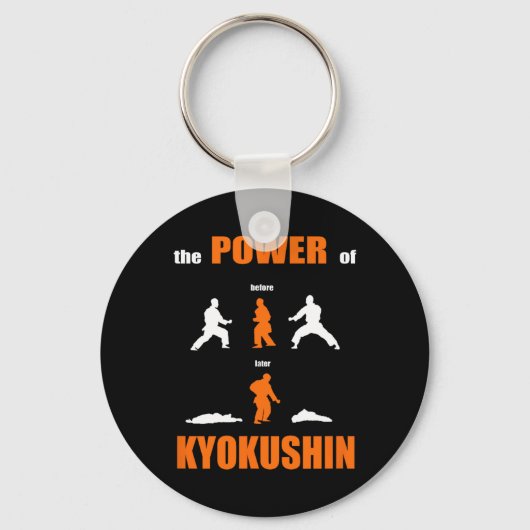 The Power Of Kyokushin Proud Karate Design For Kar キーホルダー (正面)