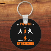 The Power Of Kyokushin Proud Karate Design For Kar キーホルダー (正面)