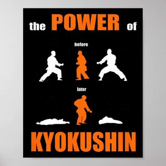 The Power Of Kyokushin Proud Karate Design For Kar ポスター (正面)