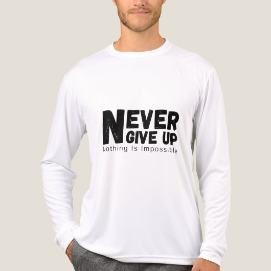 The Power of Persistence トライブレンドTシャツ (正面)