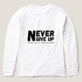 The Power of Persistence トライブレンドTシャツ (デザイン正面)