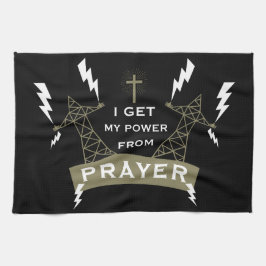 The Power Of Prayer キッチンタオル