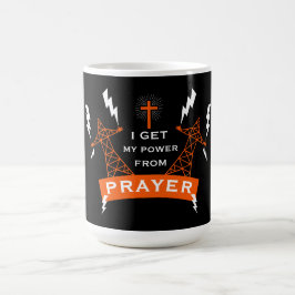 The Power Of Prayer コーヒーマグカップ