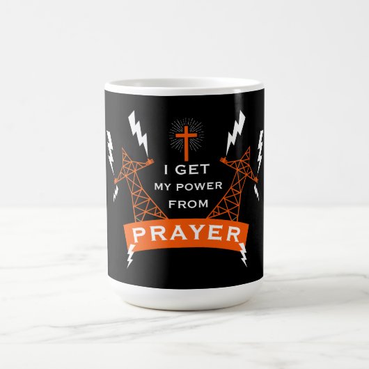 The Power Of Prayer コーヒーマグカップ (中央)