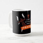 The Power Of Prayer コーヒーマグカップ (正面左)