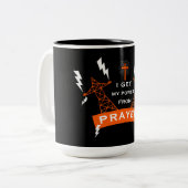 The Power Of Prayer ツートーンマグカップ (正面左)