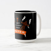 The Power Of Prayer ツートーンマグカップ (正面右)