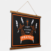 The Power Of Prayer 吊り下げ型タペストリー (傾斜あり)